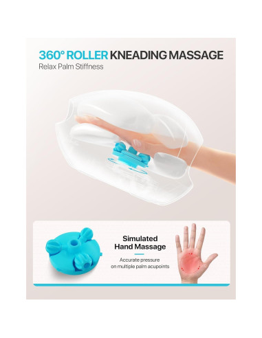 Masajeador de Mano Eléctrico ALLJOY con Calor y Compresión
