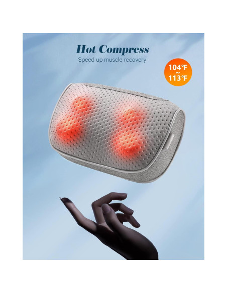 Masajeador de Cuello y Espalda Careboda CPM03 con Calor Masajeador de Cuello y Espalda Careboda CPM03 con Calor