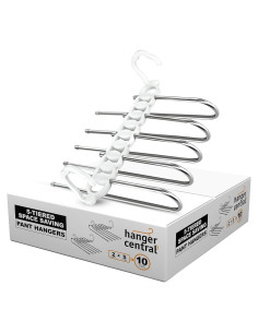 Perchero Central 2 Pack Plegable Antideslizante para Ropa