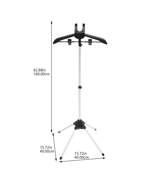 Soporte Plegable para Ropa Cabilock, Ajustable y Ergonómico
