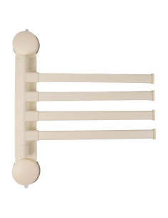 Soporte para Toallas FCWVP con Ventosa Plegable Blanco