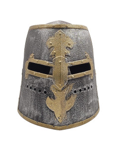 Casco Medieval de Caballero LOOYAR para Niños - Disfraz Halloween