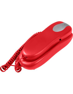 Teléfono de Pared Rojo Slimline Blue Donuts con Memoria 2