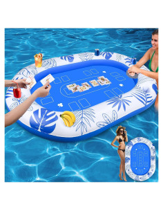 Mesa Inflable Flotante de Juegos Hidixion 142x99 cm con Soportes