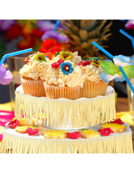 Faldas de Mesa Hawaianas de Papel 4 Rollos 1.19 x 9.14 m