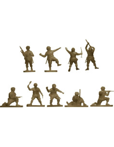 Figuras de Tropas de EE. UU. WWII 1:72 Airfix - 48 Piezas 2