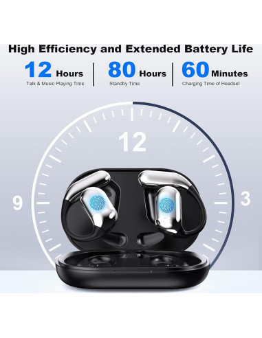 Auriculares de Traducción AI 3-en-1 KingAnDa - Negro