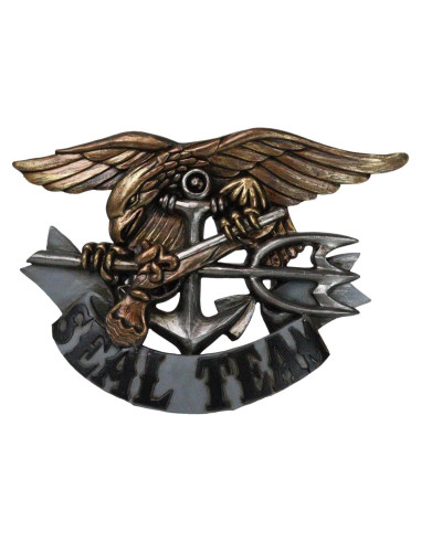 Placa Decorativa Emblema Sellos Marina EE. UU. 25.4x16.5 cm