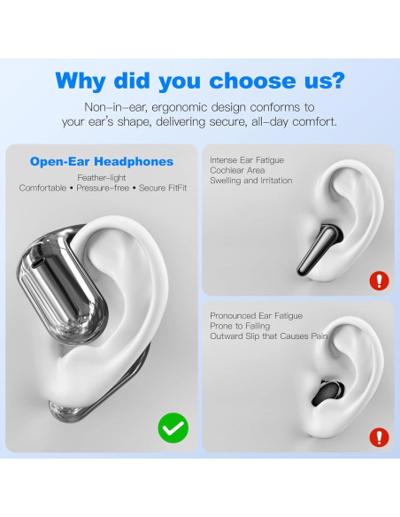 Auriculares de Traducción AI 3-en-1 KingAnDa - Negro