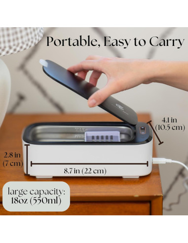 Limpiador Ultrasónico UV-C Ellington A6-PRO 550ml 46KHz