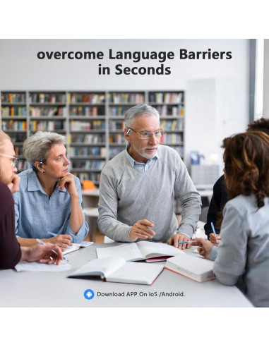 Auriculares Traductores AI Q16S - 144 Idiomas, Bluetooth 5.4