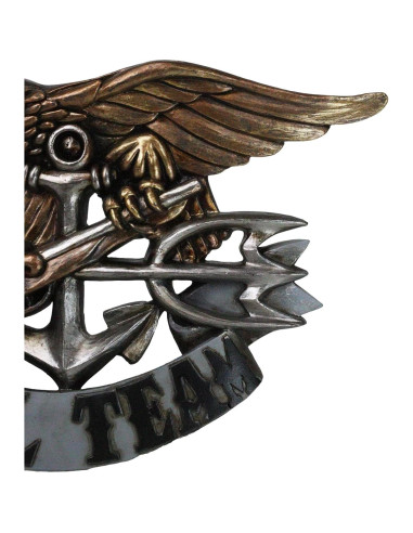 Placa Decorativa Emblema Sellos Marina EE. UU. 25.4x16.5 cm