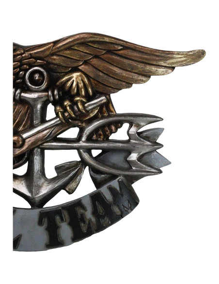 Placa Decorativa Emblema Sellos Marina EE. UU. 25.4x16.5 cm