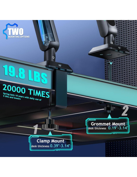 Soporte de Monitor OSASET Ajustable 17-32" RGB VESA 9 kg