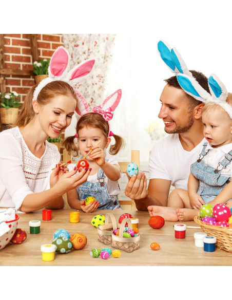 Mini Cestas de Madera Tejidas DOITOOL - 24 Piezas 12x10 cm