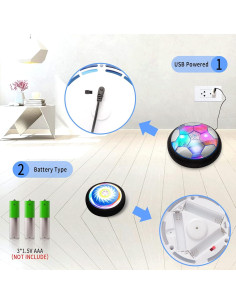 Juego de Pelotas de Hockey y Fútbol Flotante HIEMAO 3 en 1 2