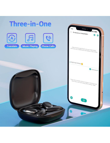 Auriculares Inalámbricos Souroyea TE-101 Traductor 150 Idiomas