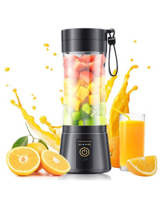 Licuadora Portátil YFIXQNSU 380ml Inalámbrica 6 Cuchillas