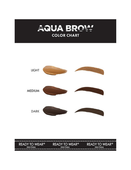AQUA BROW Listo Para Usar - Tinte de Cejas Oscuro 30ml