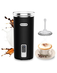 Espumador de Leche Tiagowell TF108 250ml 6-en-1 Negro