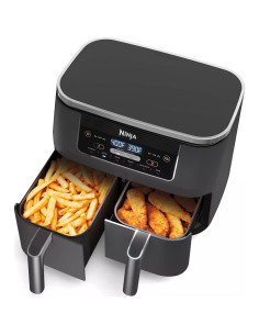 Freidora de Aire Ninja DZ201 8 Qt DualZone Acero Inoxidable 2