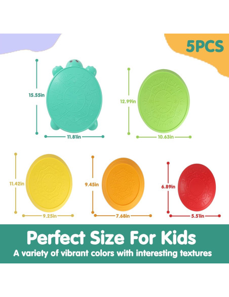 HAPATOYS Tabla de Equilibrio y 5 Piedras de Paso Antideslizantes