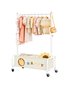 Perchero Infantil GRANNY SAYS con Canasta Beige 81x38x120 cm