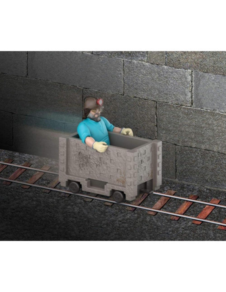 Juego de Figuras de Acción Mattel Minecraft Escape Carro Mina 10cm