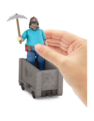 Juego de Figuras de Acción Mattel Minecraft Escape Carro Mina 10cm