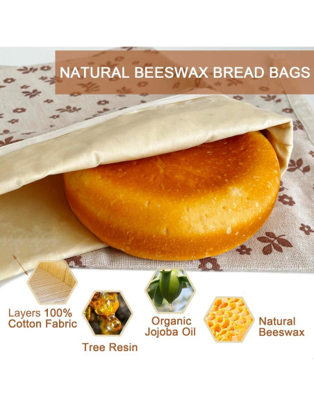 Paquete de 2 Bolsas de Cera de Abeja NEOHANA 31.75x40.64cm