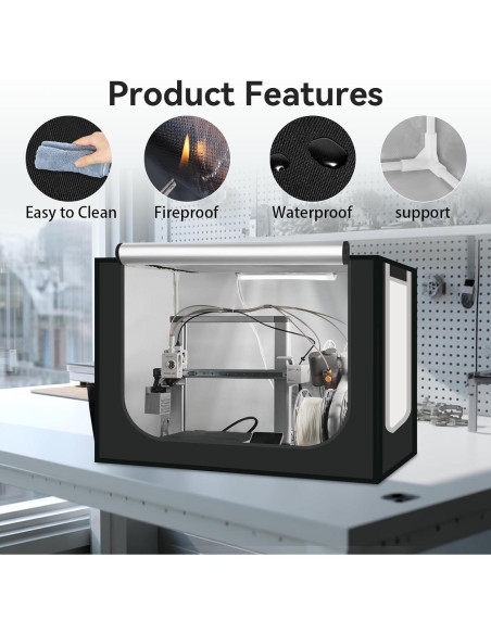 Cubierta para Impresora 3D UniTak3D Bambu Lab A1 82.5x58.5 cm