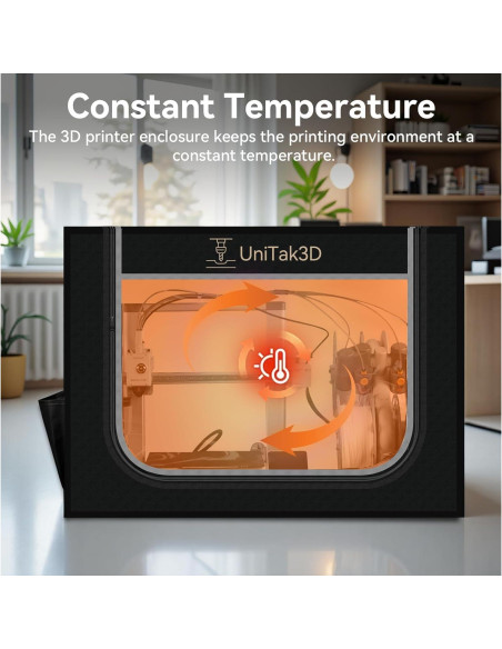 Cubierta para Impresora 3D UniTak3D Bambu Lab A1 82.5x58.5 cm