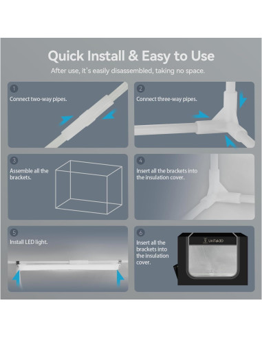 Cubierta para Impresora 3D UniTak3D Bambu Lab A1 82.5x58.5 cm