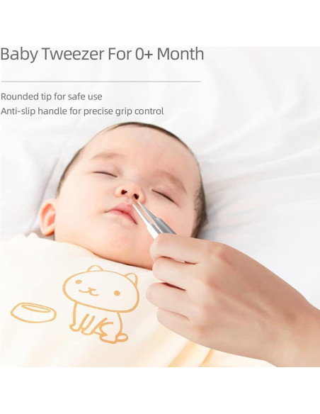 Juego de Cortauñas para Bebés Oso Blanco - Kit Manicura 4 en 1