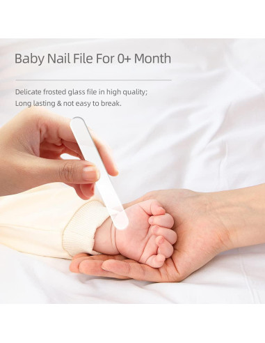 Juego de Cortauñas para Bebés Oso Blanco - Kit Manicura 4 en 1