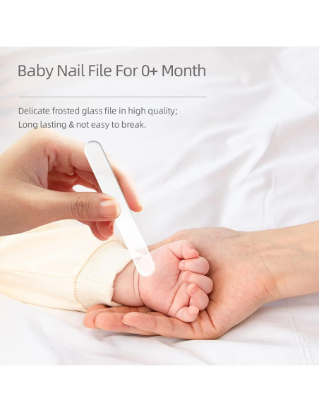 Juego de Cortauñas para Bebés Oso Blanco - Kit Manicura 4 en 1