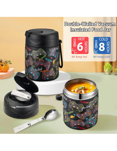 Caja de Almuerzo Bento Howeemo con Termo y Bolsa Aislada