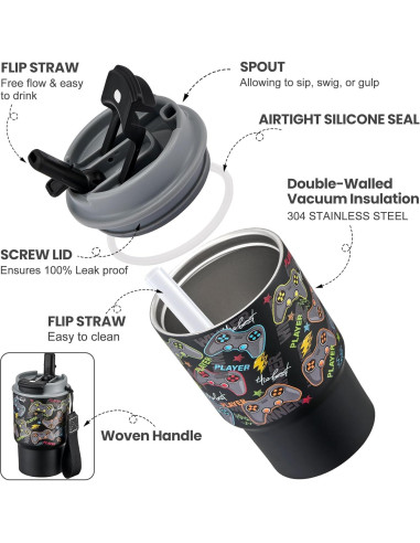 Caja de Almuerzo Bento Howeemo con Termo y Bolsa Aislada