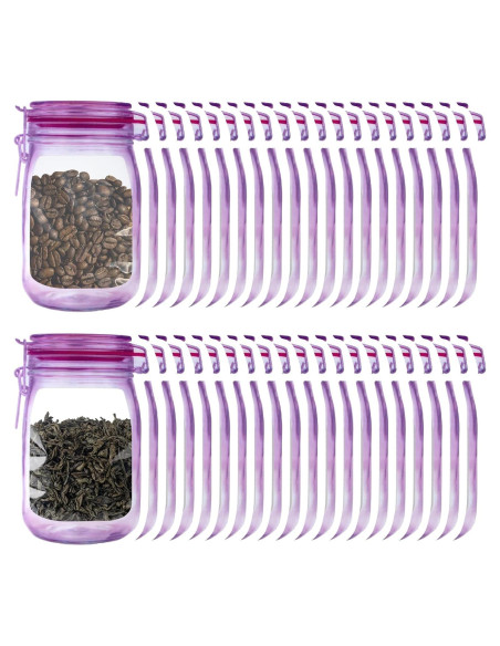 Bolsas Reutilizables BEIDYLL 40 Pcs con Cierre Hermético 368.5 g