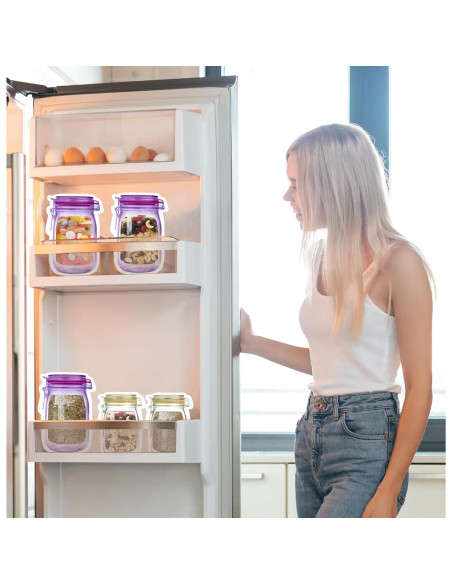 Bolsas Reutilizables BEIDYLL 40 Pcs con Cierre Hermético 368.5 g