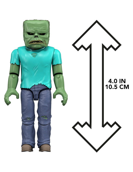 Juego de figuras de acción Mattel Minecraft Zombie 8.26 cm