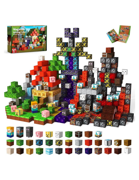 150 Bloques Magnéticos Magneverse para Niños 3 a 12 Años