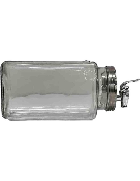 Dispensador de Bebidas de Vidrio TableCraft 3QT Horizontal