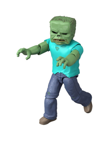 Juego de figuras de acción Mattel Minecraft Zombie 8.26 cm