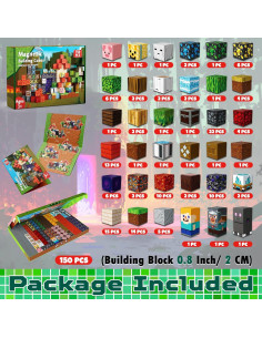 150 Bloques Magnéticos Magneverse para Niños 3 a 12 Años 2