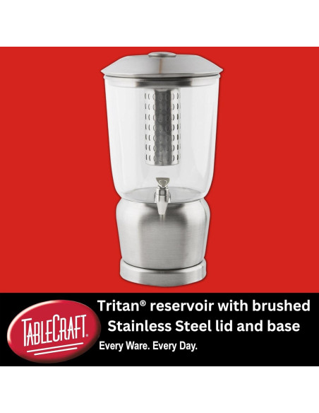 Dispensador de Bebidas TableCraft 75 de 9.5 Litros con Infusor Dispensador de Bebidas TableCraft 75 de 9.5 Litros con Infusor