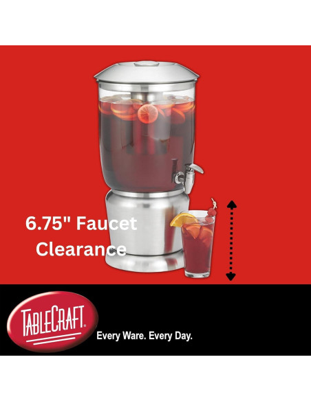 Dispensador de Bebidas TableCraft 75 de 9.5 Litros con Infusor Dispensador de Bebidas TableCraft 75 de 9.5 Litros con Infusor