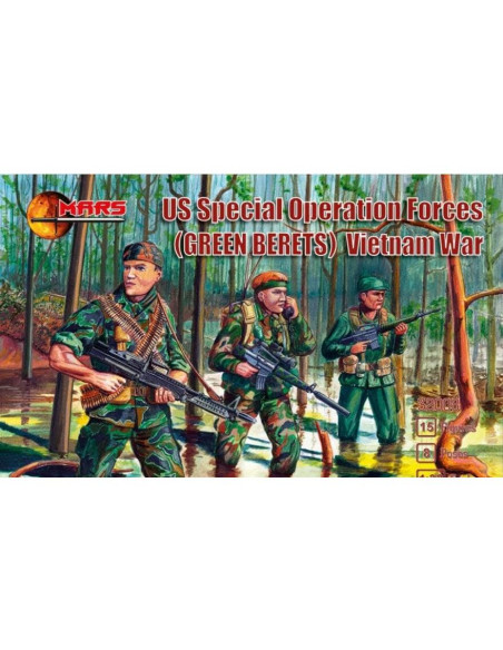 Kit de Modelo Fuerzas Especiales EE. UU. Boinas Verdes 1:32