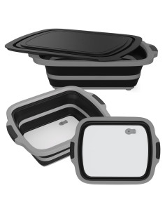 Paquete de 2 Tinas de BBQ Plegables COSPARX 48.3x35.6cm