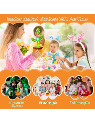 Juguete Cactus Bailarín MILEGI Hablante y Musical 241g